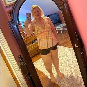 Mossimo Swimsuit 🩱 Pink Orange 20w 22w